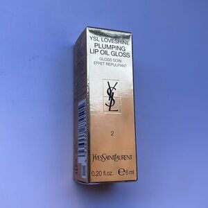 *YSL* LoveShine Plumping Lip Oil Gloss - LUCKY MOONSTONE: Shade 2
